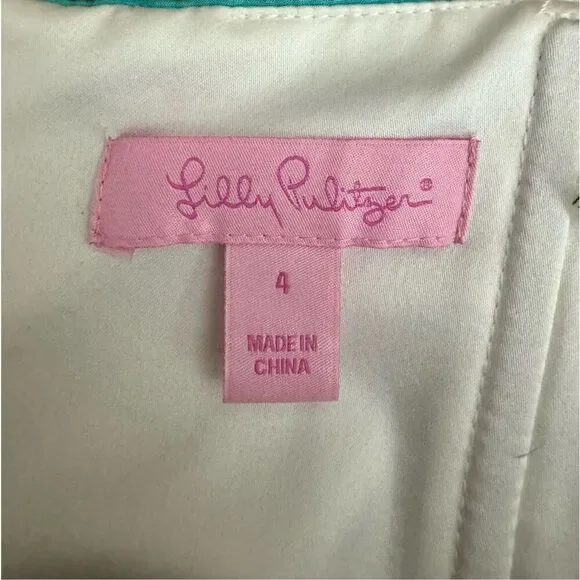 Lilly Pulitzer Langley Embellished Silk Dress / SZ: 4 / EUC - Picture 7 of 7